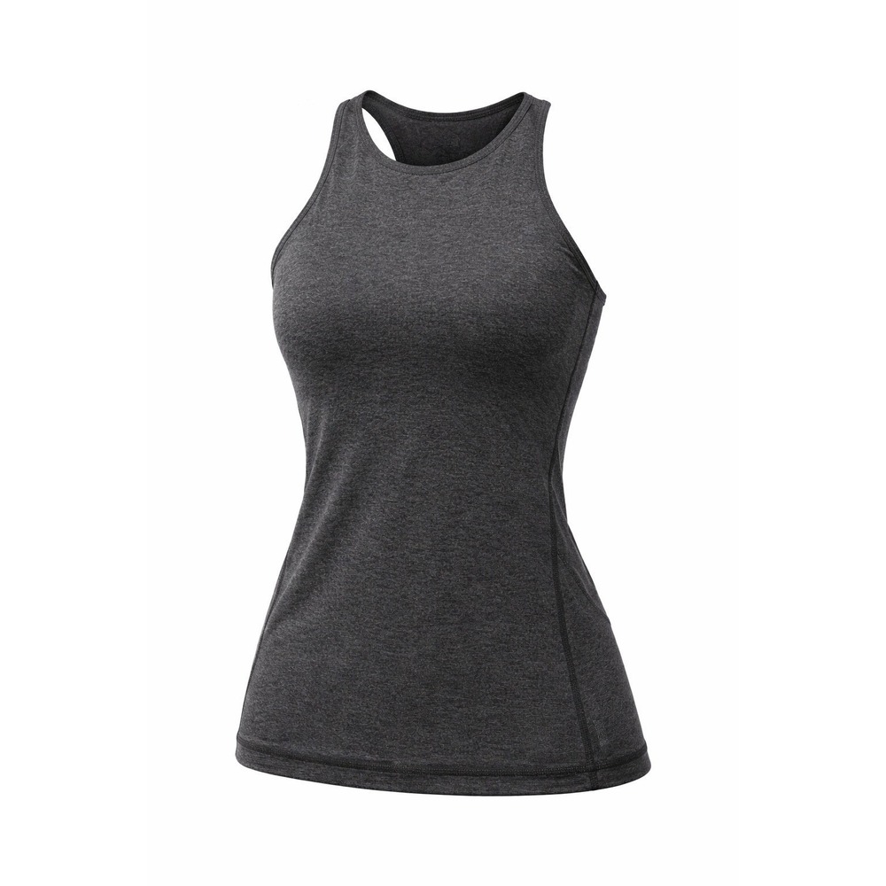 Lululemon Athleisure Gorpcore Workout Womens Gray Racerback High Neck Tank Top 2
